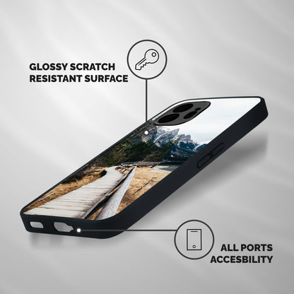 Just Wander Shockproof Hybrid Protection (Metal + TPU) Back Case Cover