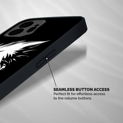 Kakashi Hatake Black Shockproof Hybrid Protection (Metal + TPU) Back Case Cover