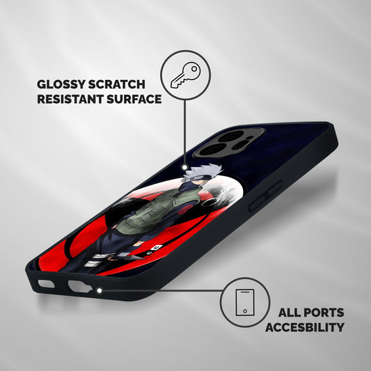 Kakashi Hatake Knife Shockproof Hybrid Protection (Metal + TPU) Back Case Cover