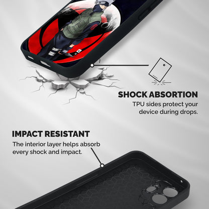 Kakashi Hatake Knife Shockproof Hybrid Protection (Metal + TPU) Back Case Cover