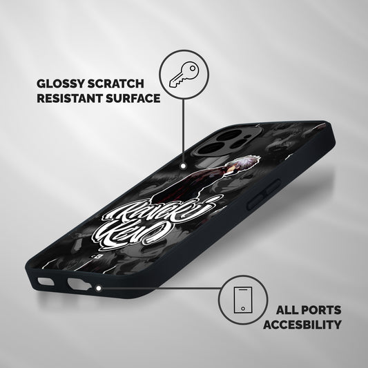 Kaneki Ken Manga Art Shockproof Hybrid Protection (Metal + TPU) Back Case Cover