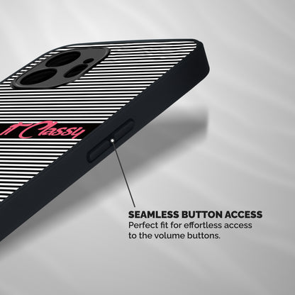 Keep It Classy Shockproof Hybrid Protection (Metal + TPU) Back Case Cover