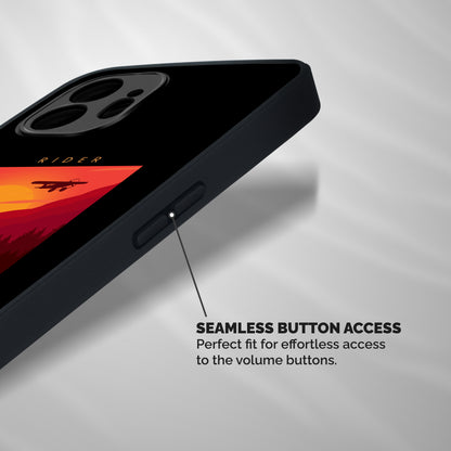 Keep Moving Rider Shockproof Hybrid Protection (Metal + TPU) Back Case Cover