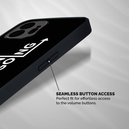 Keep On Going Shockproof Hybrid Protection (Metal + TPU) Back Case Cover