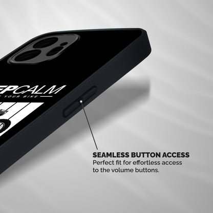 Keeps Calm Shockproof Hybrid Protection (Metal + TPU) Back Case Cover
