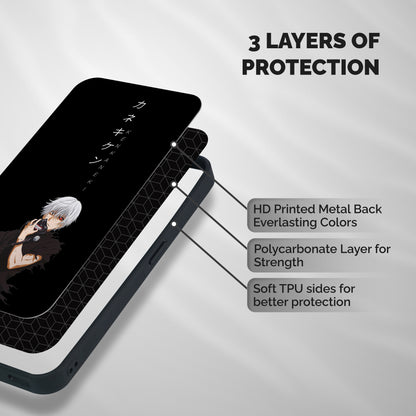 Ken Kanek Unveiling Mask Shockproof Hybrid Protection (Metal + TPU) Back Case Cover