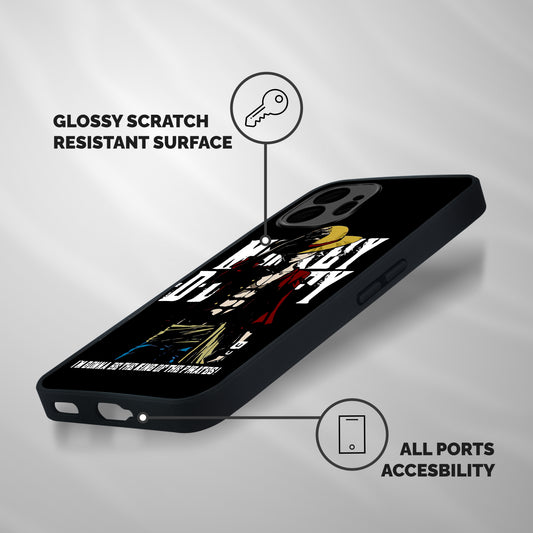 King Of Pirates Shockproof Hybrid Protection (Metal + TPU) Back Case Cover