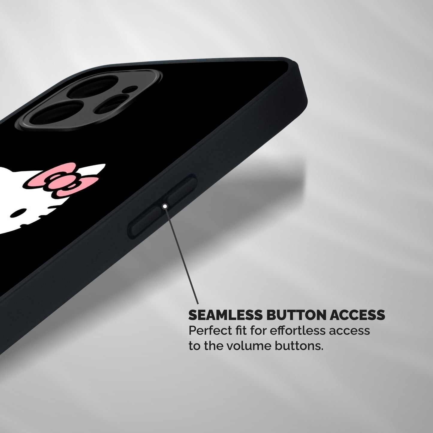 Kitty Cute Shockproof Hybrid Protection (Metal + TPU) Back Case Cover