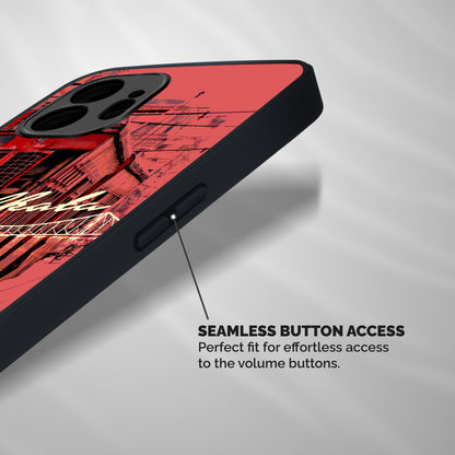 Kolkata Citystyle Shockproof Hybrid Protection (Metal + TPU) Back Case Cover