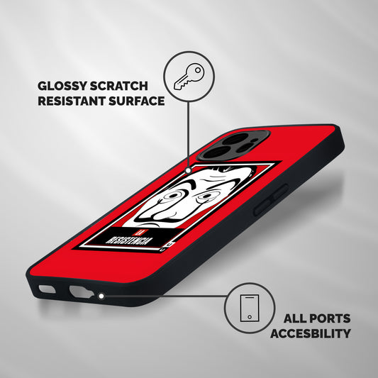 La Resistencia Minimalist Shockproof Hybrid Protection (Metal + TPU) Back Case Cover