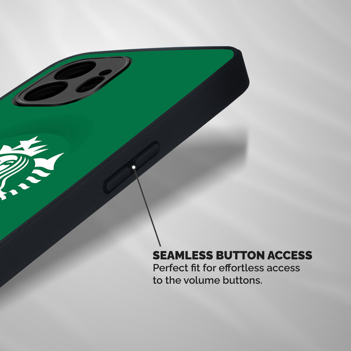 Lady StarBucks Shockproof Hybrid Protection (Metal + TPU) Back Case Cover