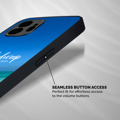 Lakshadweep Hidden Gem Shockproof Hybrid Protection (Metal + TPU) Back Case Cover