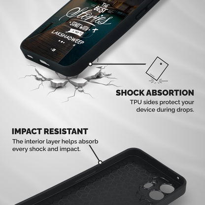 Lakshadweep Stories Shockproof Hybrid Protection (Metal + TPU) Back Case Cover