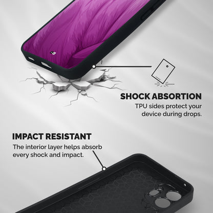 Lavender Furrs Shockproof Hybrid Protection (Metal + TPU) Back Case Cover