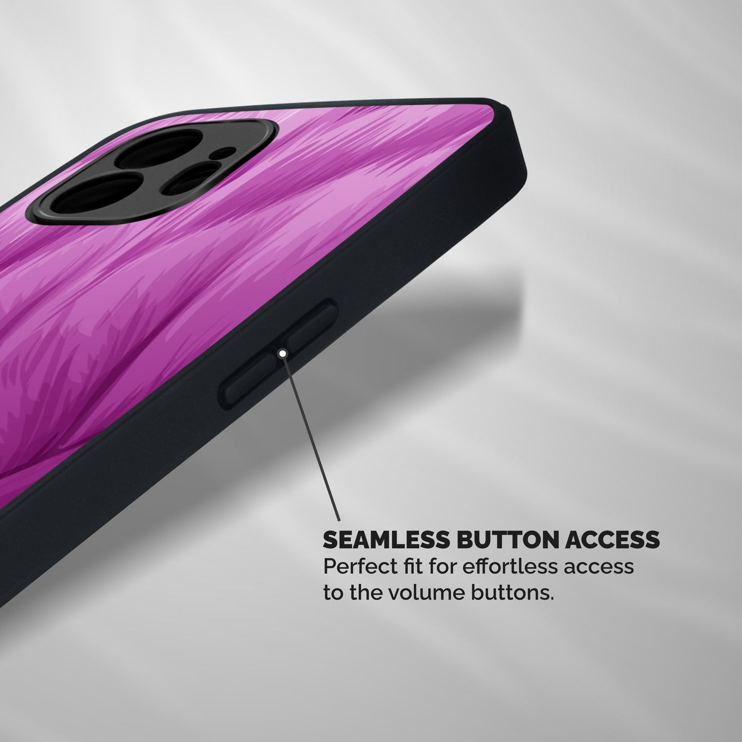 Lavender Furrs Shockproof Hybrid Protection (Metal + TPU) Back Case Cover