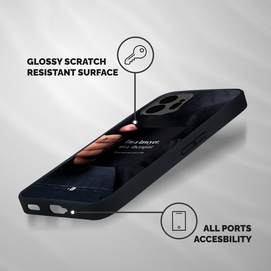 Lawyer Not Therapist Shockproof Hybrid Protection (Metal + TPU) Back Case Cover
