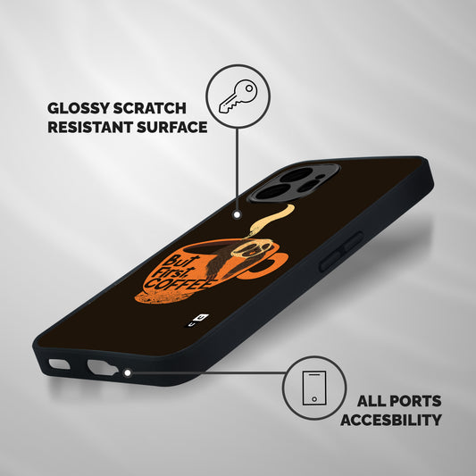 Lazy Coffee Shockproof Hybrid Protection (Metal + TPU) Back Case Cover