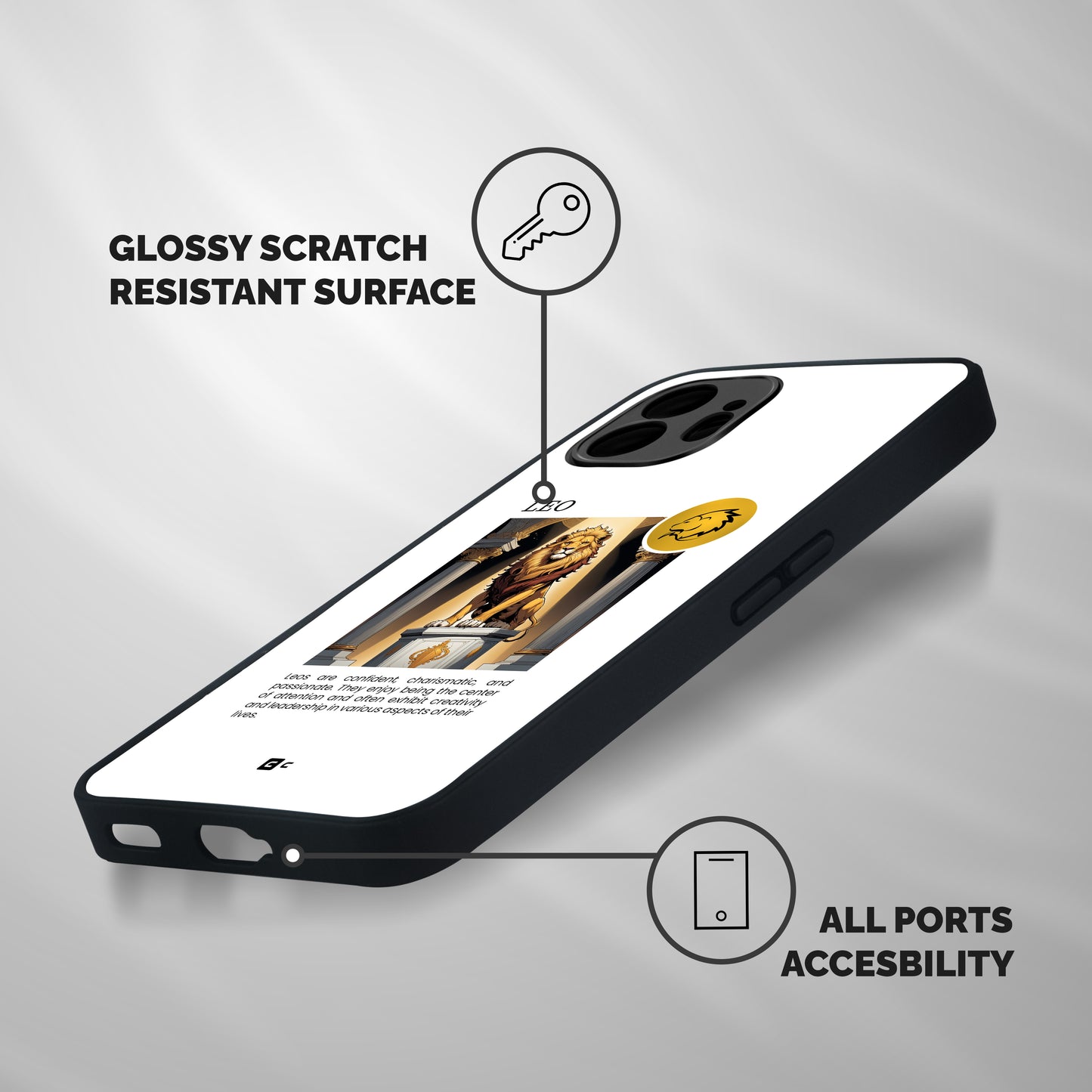 Leader Leo Shockproof Hybrid Protection (Metal + TPU) Back Case Cover