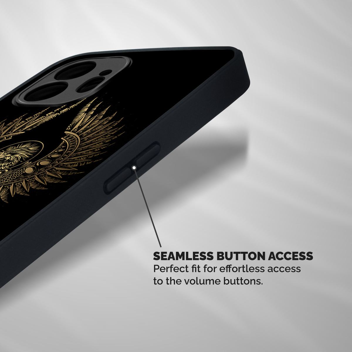 Legendary Phoenix Shockproof Hybrid Protection (Metal + TPU) Back Case Cover