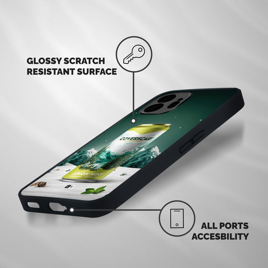 Lemon Mint Shockproof Hybrid Protection (Metal + TPU) Back Case Cover
