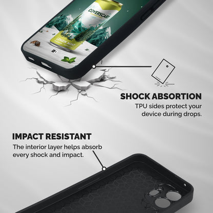 Lemon Mint Shockproof Hybrid Protection (Metal + TPU) Back Case Cover