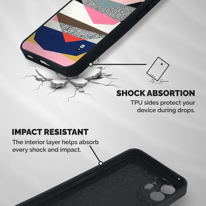 Lethal Abstract Shockproof Hybrid Protection (Metal + TPU) Back Case Cover