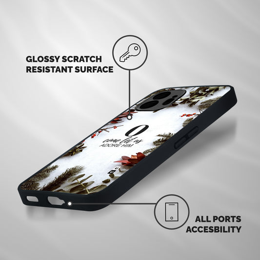Lets Adore Him Shockproof Hybrid Protection (Metal + TPU) Back Case Cover