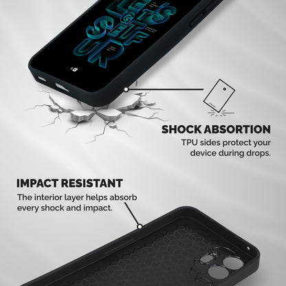 Lets Get Surf Shockproof Hybrid Protection (Metal + TPU) Back Case Cover