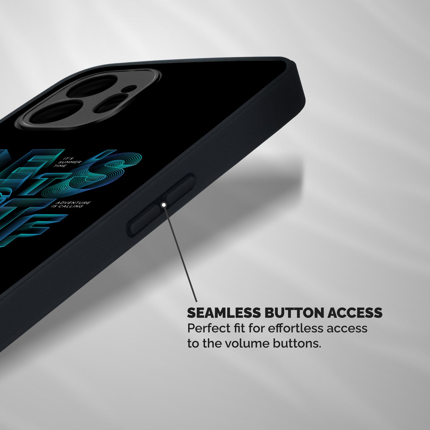 Lets Get Surf Shockproof Hybrid Protection (Metal + TPU) Back Case Cover