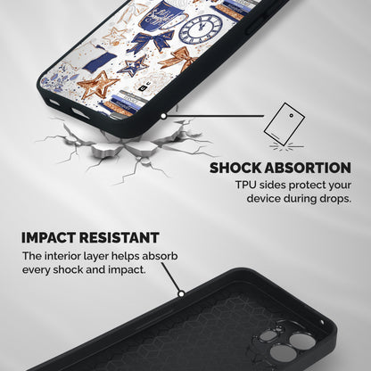 Lets Snuggle Shockproof Hybrid Protection (Metal + TPU) Back Case Cover