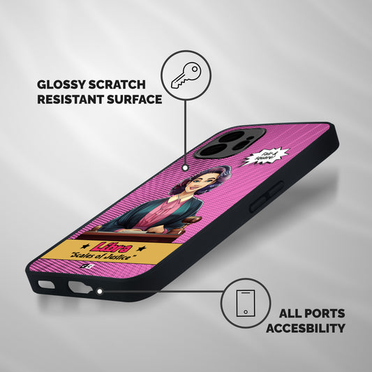 Libra Justice Shockproof Hybrid Protection (Metal + TPU) Back Case Cover