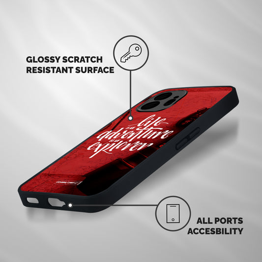 Life Adventure Explorer Shockproof Hybrid Protection (Metal + TPU) Back Case Cover