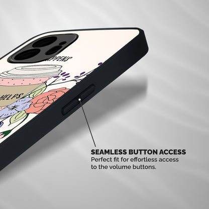 Life Happens Shockproof Hybrid Protection (Metal + TPU) Back Case Cover