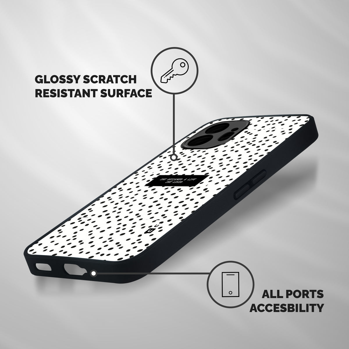 Life Loved Shockproof Hybrid Protection (Metal + TPU) Back Case Cover