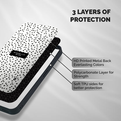 Life Loved Shockproof Hybrid Protection (Metal + TPU) Back Case Cover