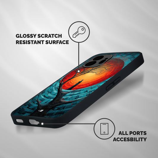 Life Tree Shockproof Hybrid Protection (Metal + TPU) Back Case Cover