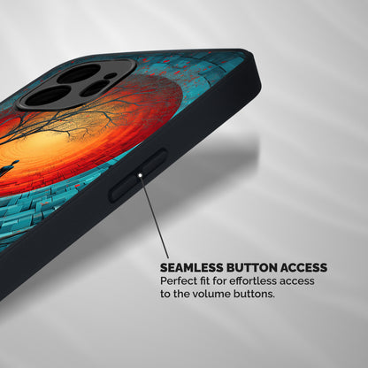 Life Tree Shockproof Hybrid Protection (Metal + TPU) Back Case Cover