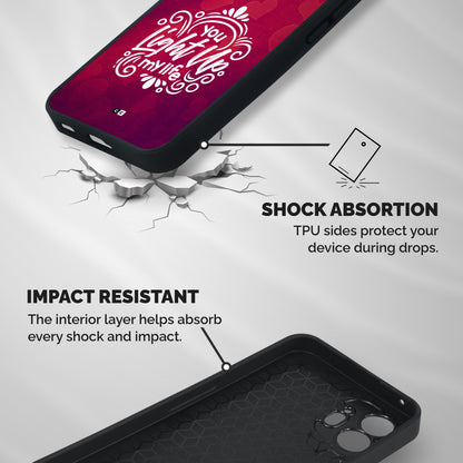 Light Up My Life Shockproof Hybrid Protection (Metal + TPU) Back Case Cover