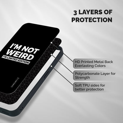 Limited Edition Shockproof Hybrid Protection (Metal + TPU) Back Case Cover
