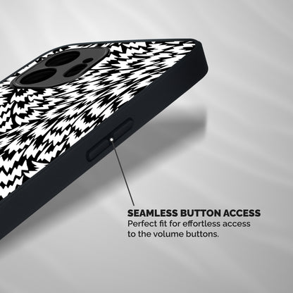 Lion Abstract Art Pattern Shockproof Hybrid Protection (Metal + TPU) Back Case Cover