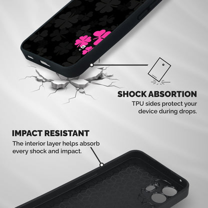 Little Pink Flower Shockproof Hybrid Protection (Metal + TPU) Back Case Cover