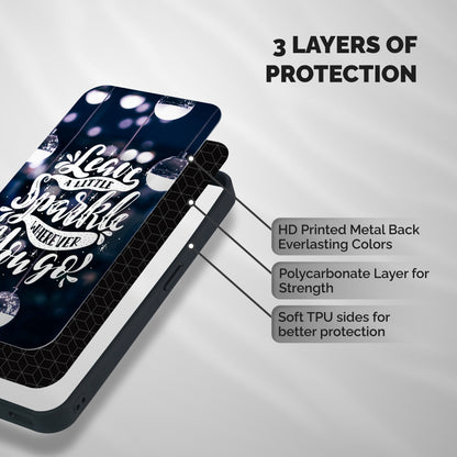 Little Spark Shockproof Hybrid Protection (Metal + TPU) Back Case Cover