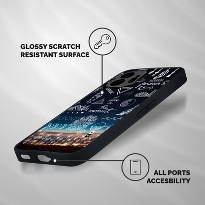 Live In The Moment Shockproof Hybrid Protection (Metal + TPU) Back Case Cover