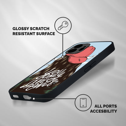 Live Once Shockproof Hybrid Protection (Metal + TPU) Back Case Cover