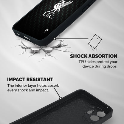 LiverPool Club Shockproof Hybrid Protection (Metal + TPU) Back Case Cover