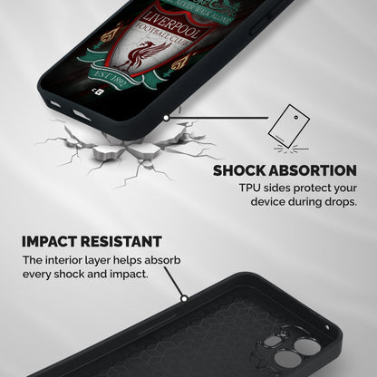 LiverPool FootBall Club Shockproof Hybrid Protection (Metal + TPU) Back Case Cover