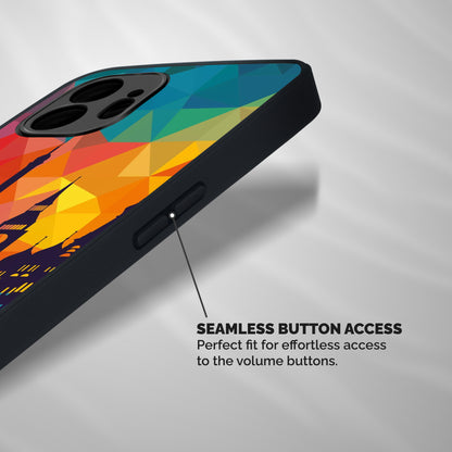 London Art Shockproof Hybrid Protection (Metal + TPU) Back Case Cover