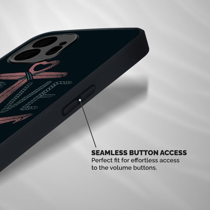 Love Anchor Form Shockproof Hybrid Protection (Metal + TPU) Back Case Cover