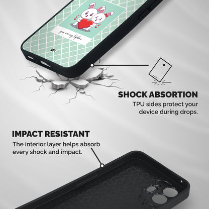 Love Lifeline Shockproof Hybrid Protection (Metal + TPU) Back Case Cover