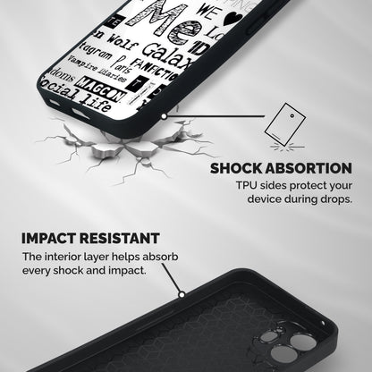 Love Things Shockproof Hybrid Protection (Metal + TPU) Back Case Cover